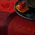 Ottoman Burgundy tablecloth 175x250