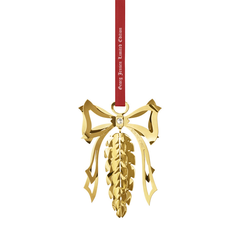 2025 Christmas Collectibles Στολίδι Κουκουνάρι 2005 με επίστρωση χρυσού 18K