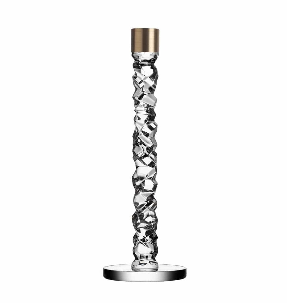 Carat candlestick brass H 297 mm
