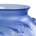 Hirondelles vase mm Bleu Saphir