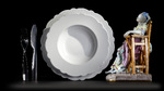 Dressed soup plate