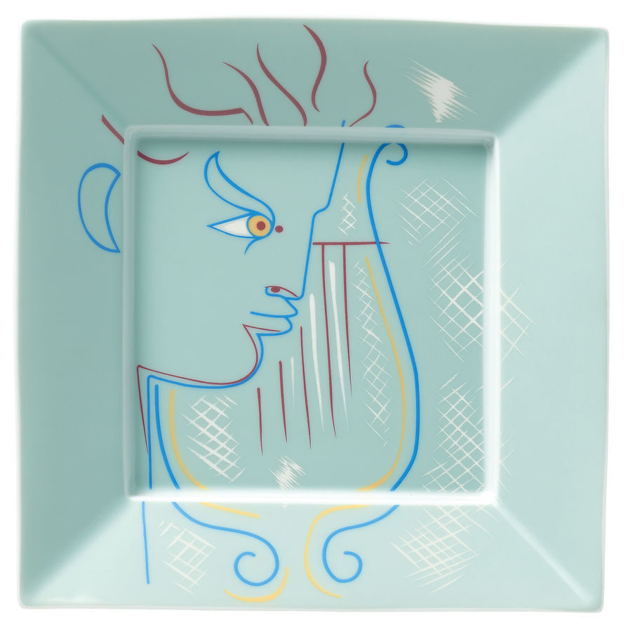 Vide poches πορσελάνινο Jean Cocteau Orphée à la Lyre