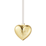 2022 Christmas Heart 18 KT. GOLD PLATED