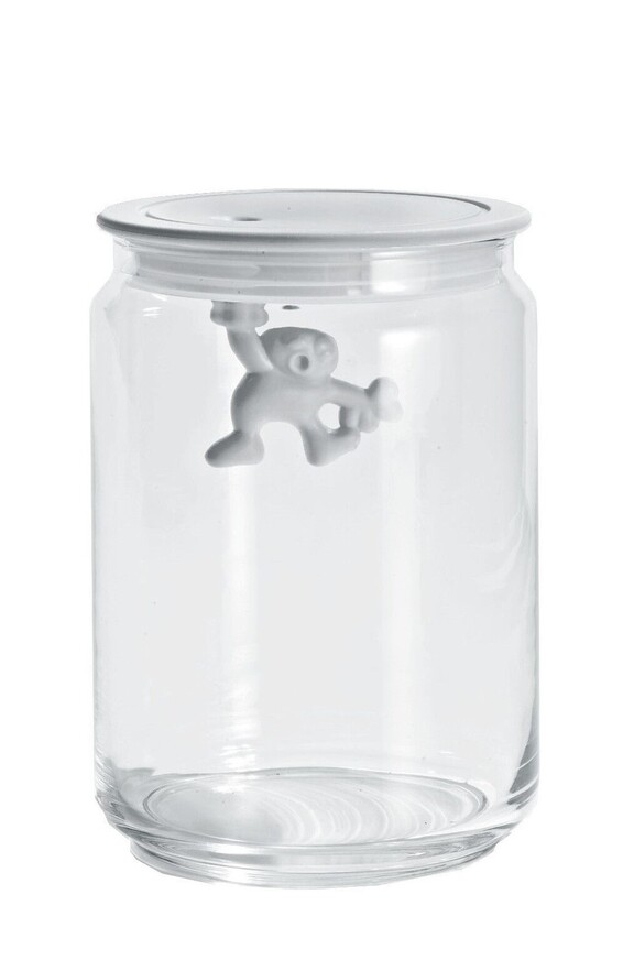 Gianni a little man holding on tight glass box 0.9l