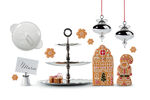 Dressed three dish stand