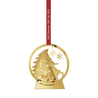 2025 Christmas Collectibles Χριστουγεννιάτικη χιονόμπαλα με επίστρωση χρυσού 18Κ