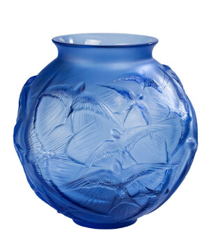 Βάζο Hirondelles MM Bleu Saphir