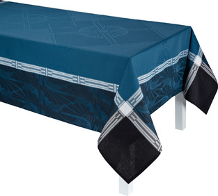 Palace Bleu Paon Palace Tablecloth 175x250