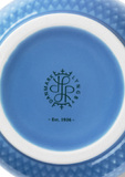 Βάζο Rhombe H 20 μπλε