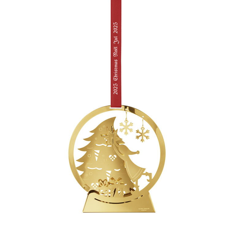 2025 Christmas Collectibles Χριστουγεννιάτικη χιονόμπαλα με επίστρωση χρυσού 18Κ