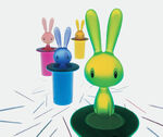 Θήκη για οδοντογλυφίδες Magic Bunny
