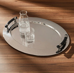 Oval tray with handles MG09