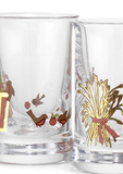 Ποτήρια σναπς 3cl Holmegaard Christmas, 2 τμχ.