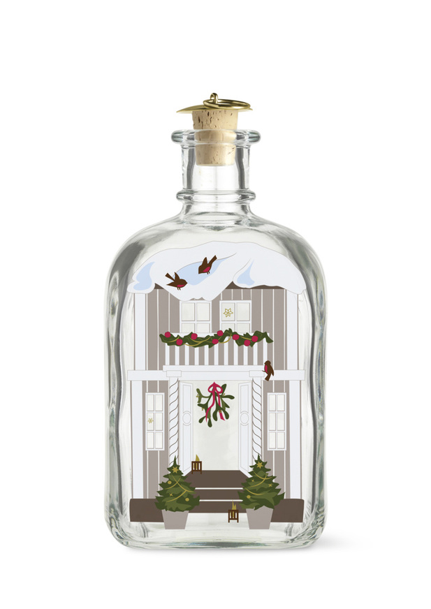 Holmegaard Christmas bottle 73Cl