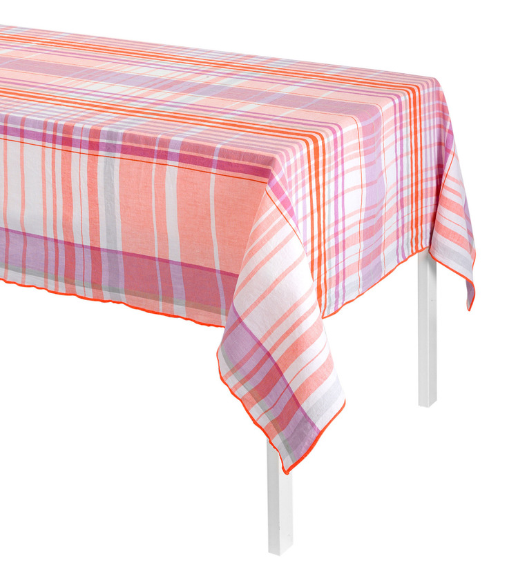 Brunch Pêche 140x260 tablecloth