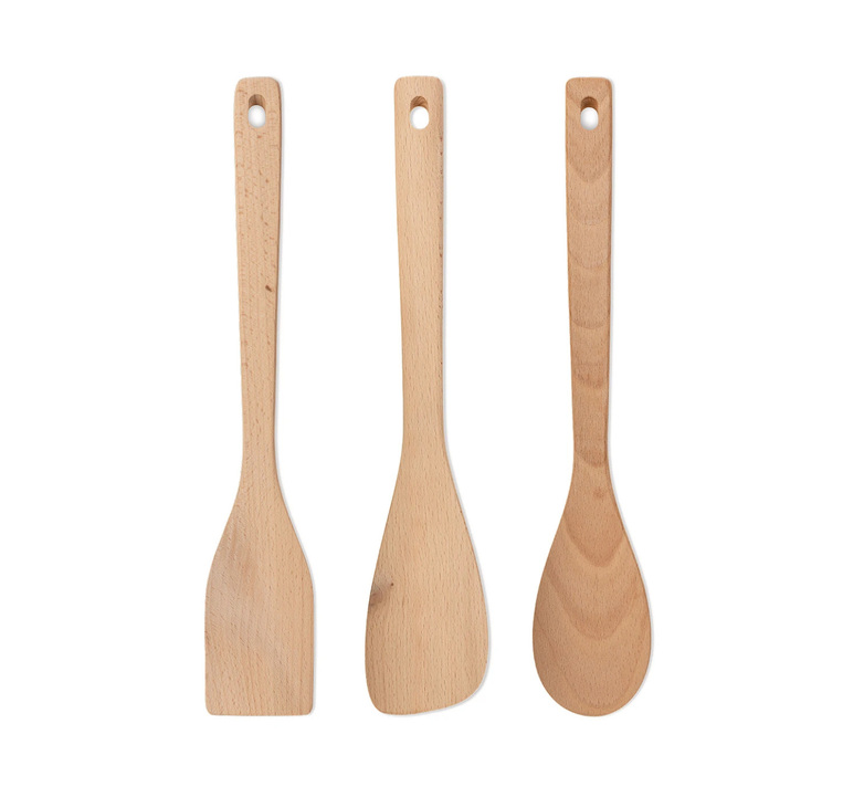 Σετ 3 ξύλινες κουτάλες KitchenTools