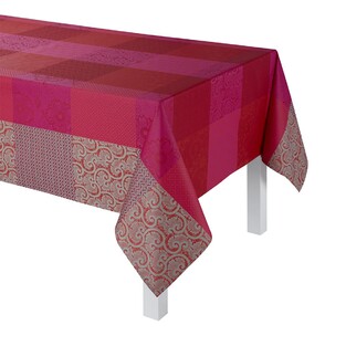 Fleurs de Kyoto Cerise 175x250  coated tablecloth