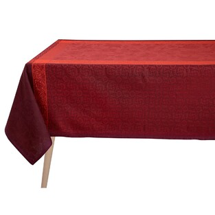 Ottomane Burgundy tablecloth 175X320