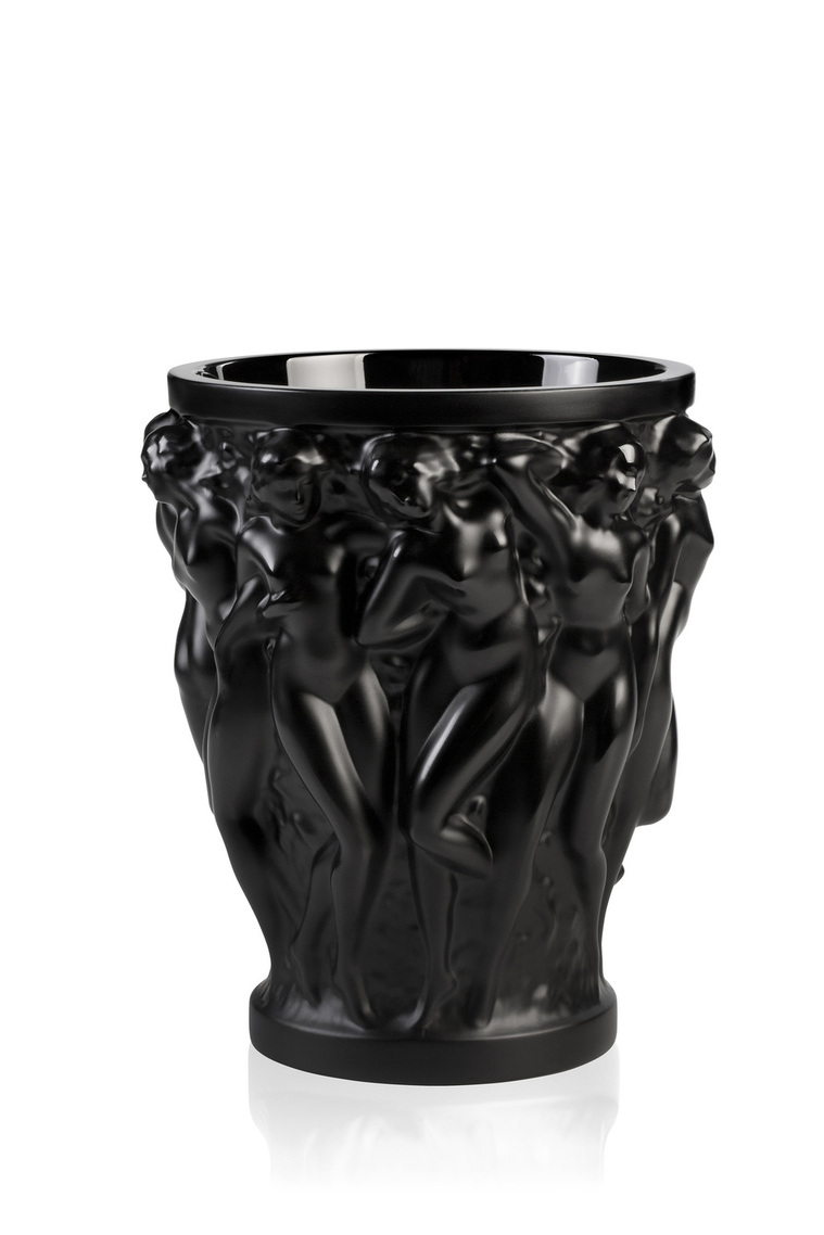 Bacchantes vase pm noir