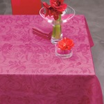 Tivoli Azalée tablecloth 175x320 & 12 napkins