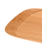 Dressed wooden disk