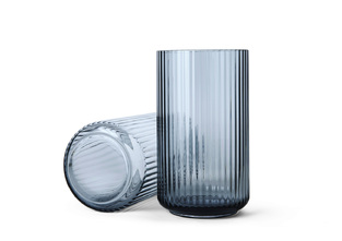 Lyngby Midnight blue vase  25 cm