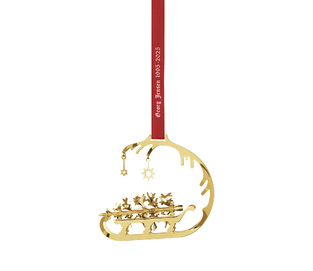 2025 Christmas Collectibles Xριστουγεννιάτικο έλκηθρο 1995/2025 με επίστρωση χρυσού 18Κ