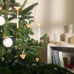 2022 Christmas Collectibles Κρεμαστό Στολίδι Καρδιά, Χρυσό