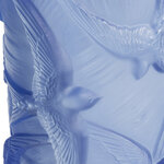 Hirondelles vase PM Bleu Saphir