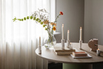 Cafu vase glass clear medium