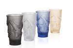 Hirondelles vase PM Bleu Saphir