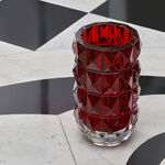 Louxor vase round red 230