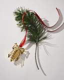 2025 Christmas Collectibles Στολίδι Κουκουνάρι 2005 με επίστρωση χρυσού 18K