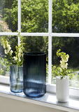 Lyngby Midnight blue vase  25 cm