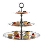 Dressed three dish stand